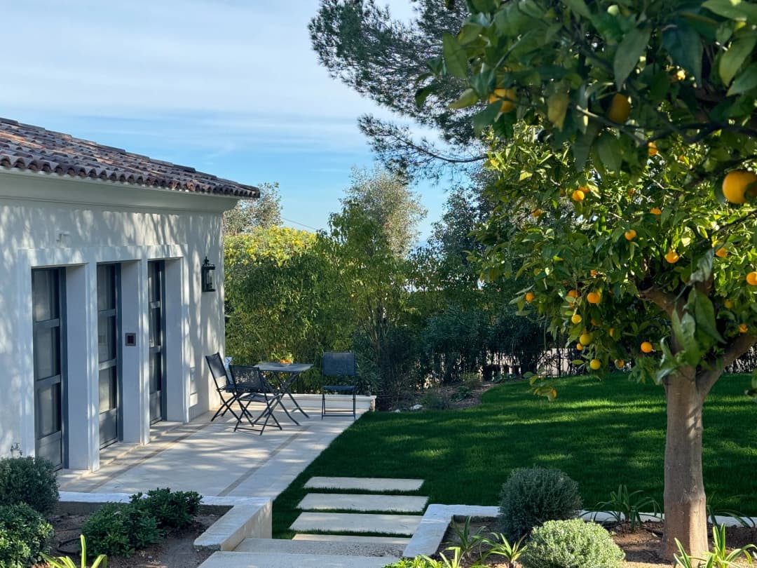 Guest house and garden
