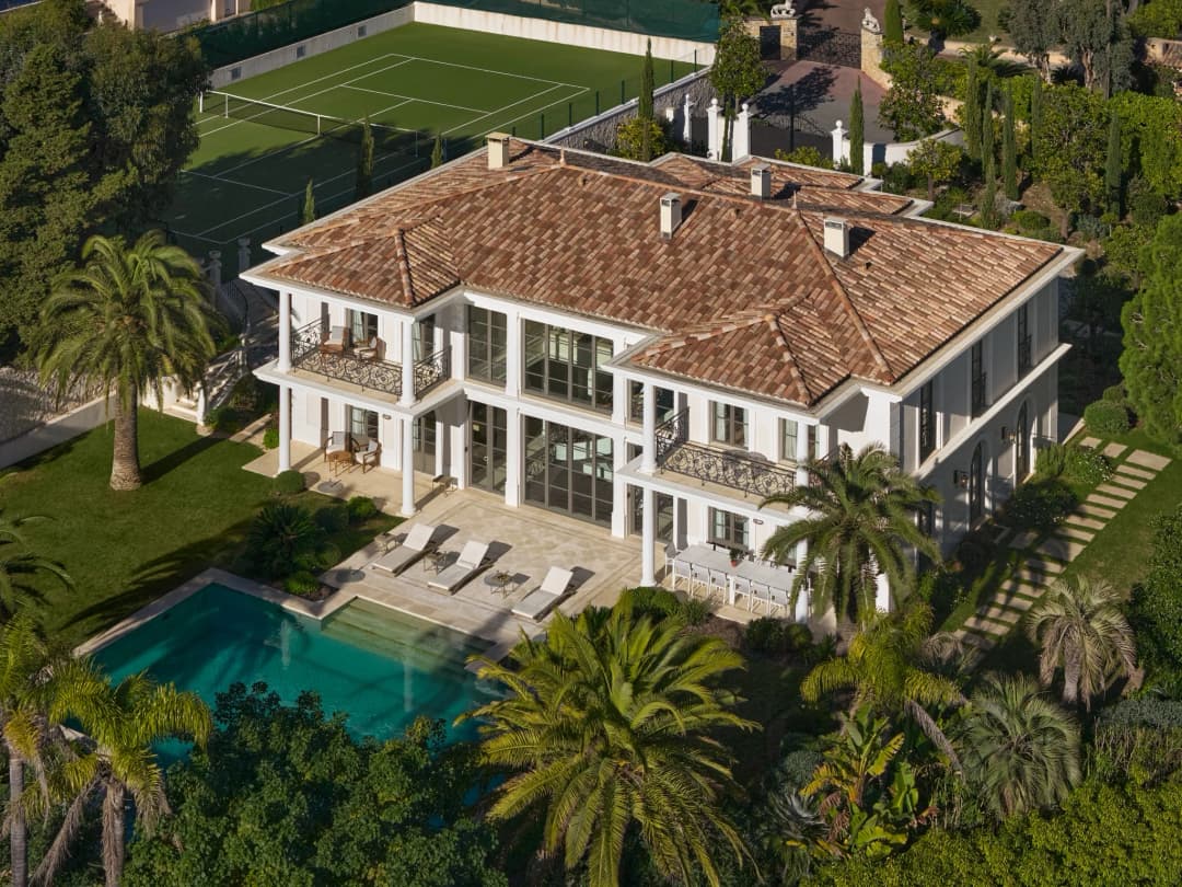 The estate from above