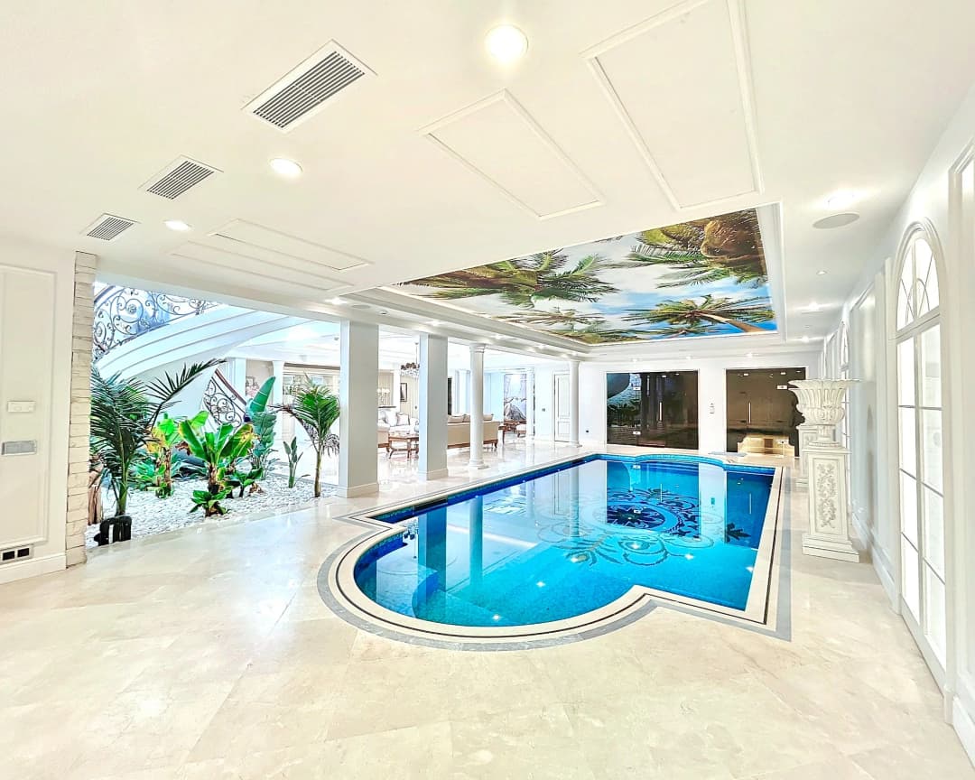Indoor pool and gym
